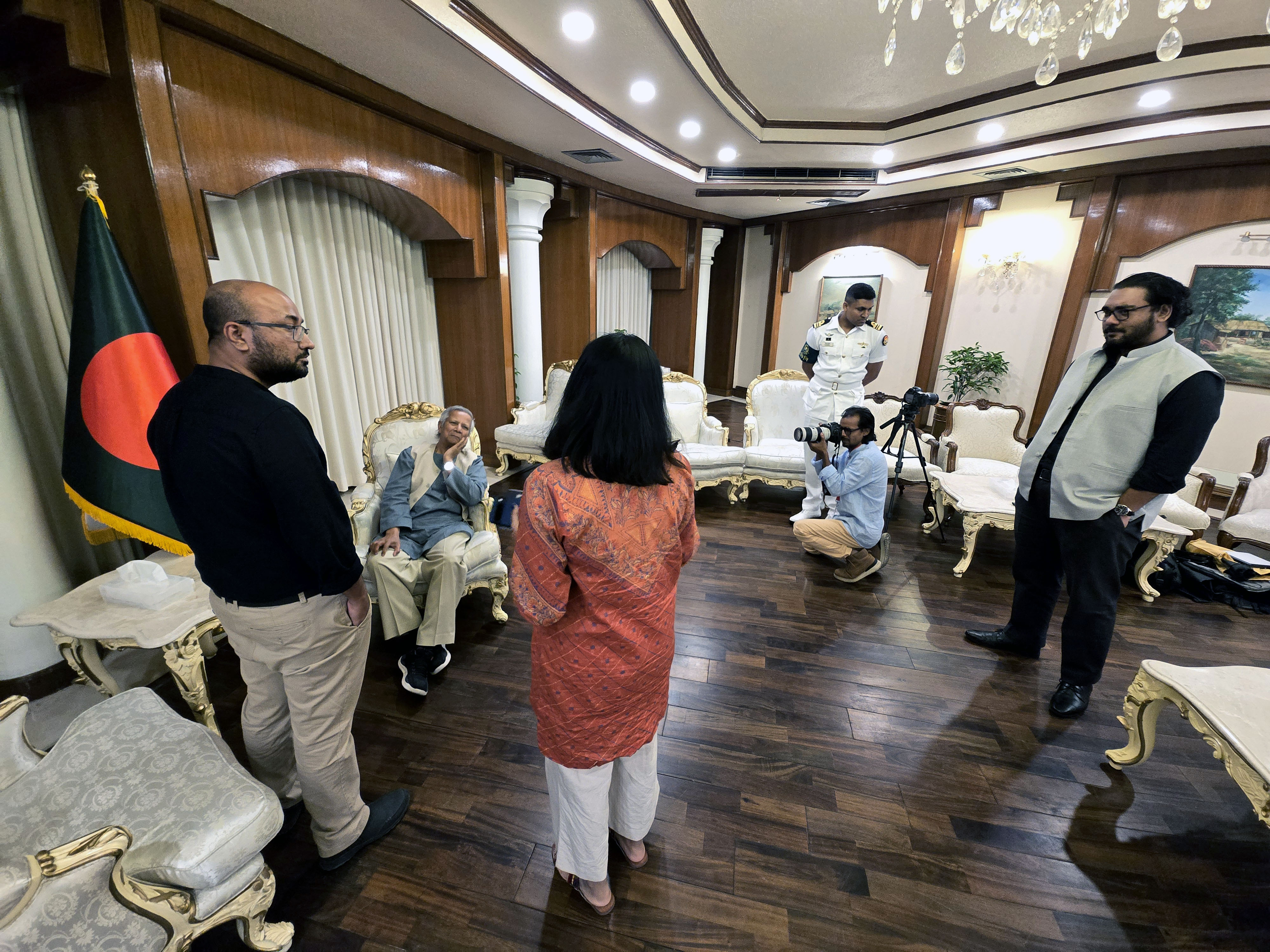 In November 2024, journalist Tasneem Khalil interviewed Head of State Muhammad Yunus, expressing concerns about being denied access to Bangladesh’s secret detention facilities. 